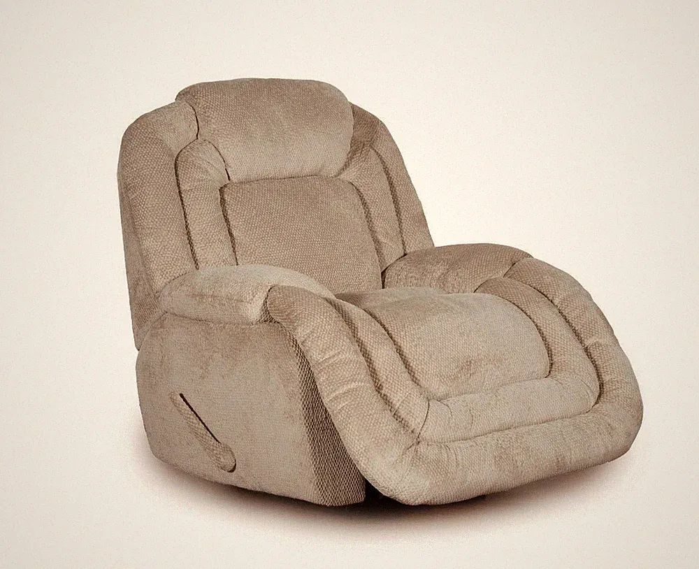 Barcalounger Apex II 6-4763 Manual Recliner Chair - Dallas Doe Fabric 2075-16