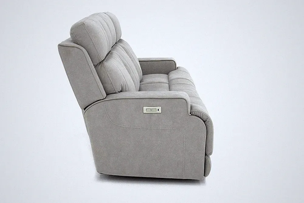 Barcalounger Ashbee Zero Gravity Sofa w/Power Recline in Arula Dove