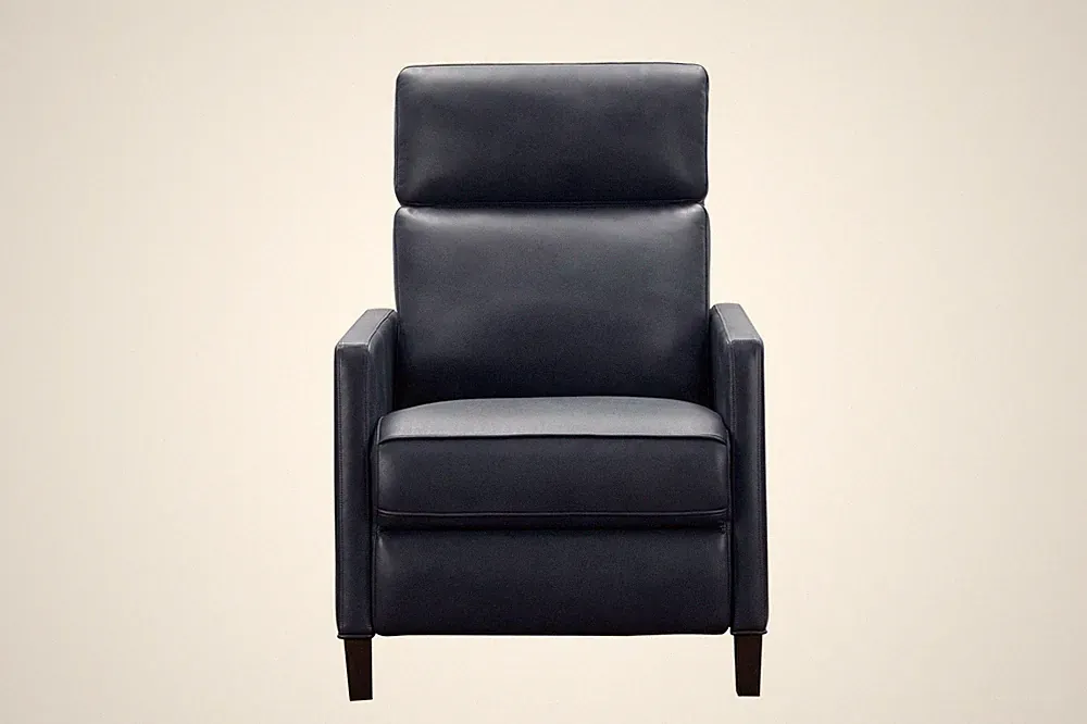 Barcalounger James Zero Gravity Power Recliner in Barone Navy Blue