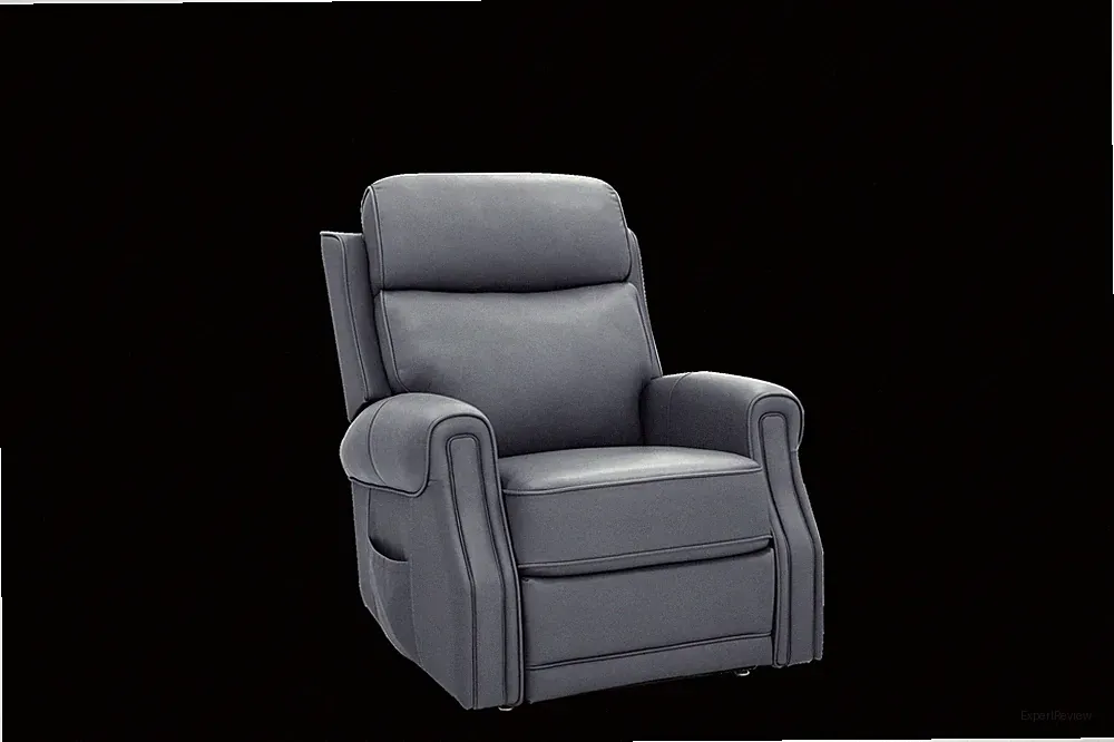 Barcalounger Lance Power Lift Recliner w/ Heat in Sorrento Ocean