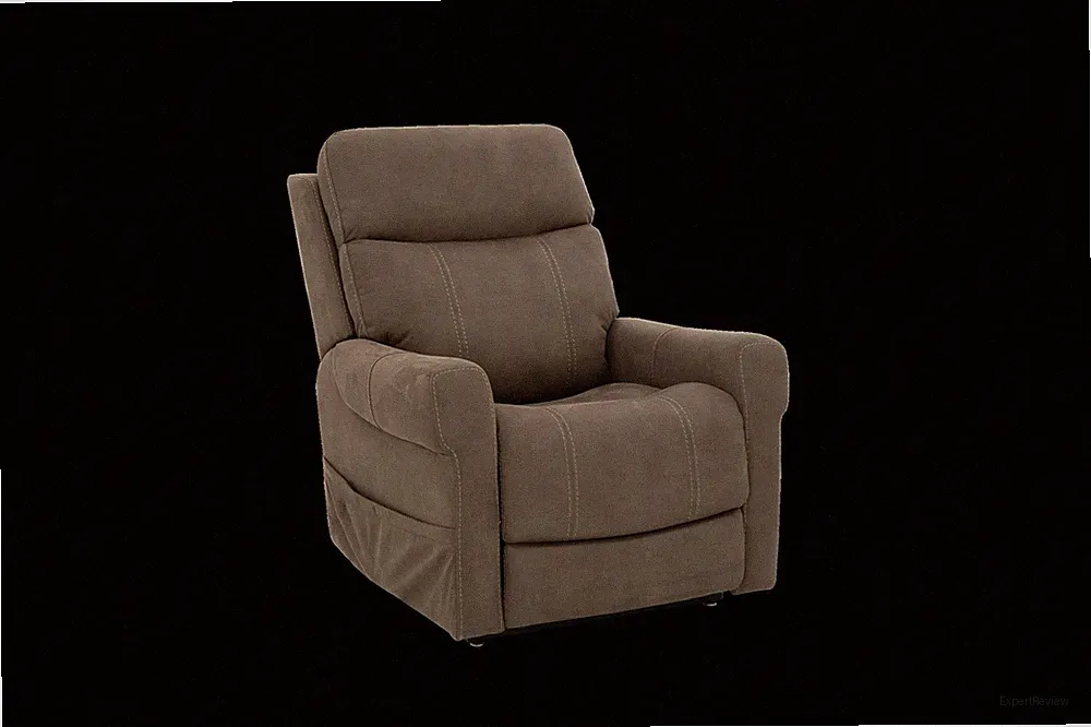 Barcalounger Lloyd Power Lift Recliner w/3 Zone Heat in Stonewash Granite