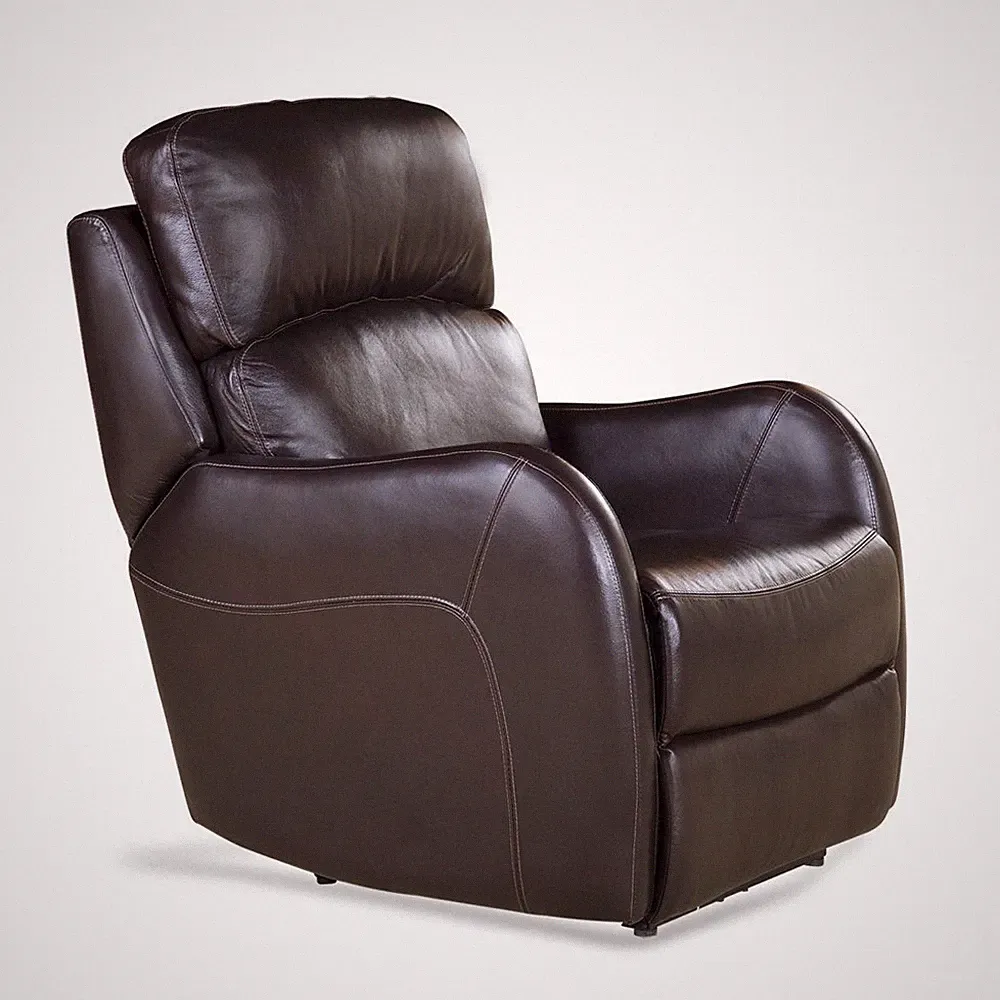 Barcalounger Treadway II Power Recline Recliner Chair - Corolla Bark Leather