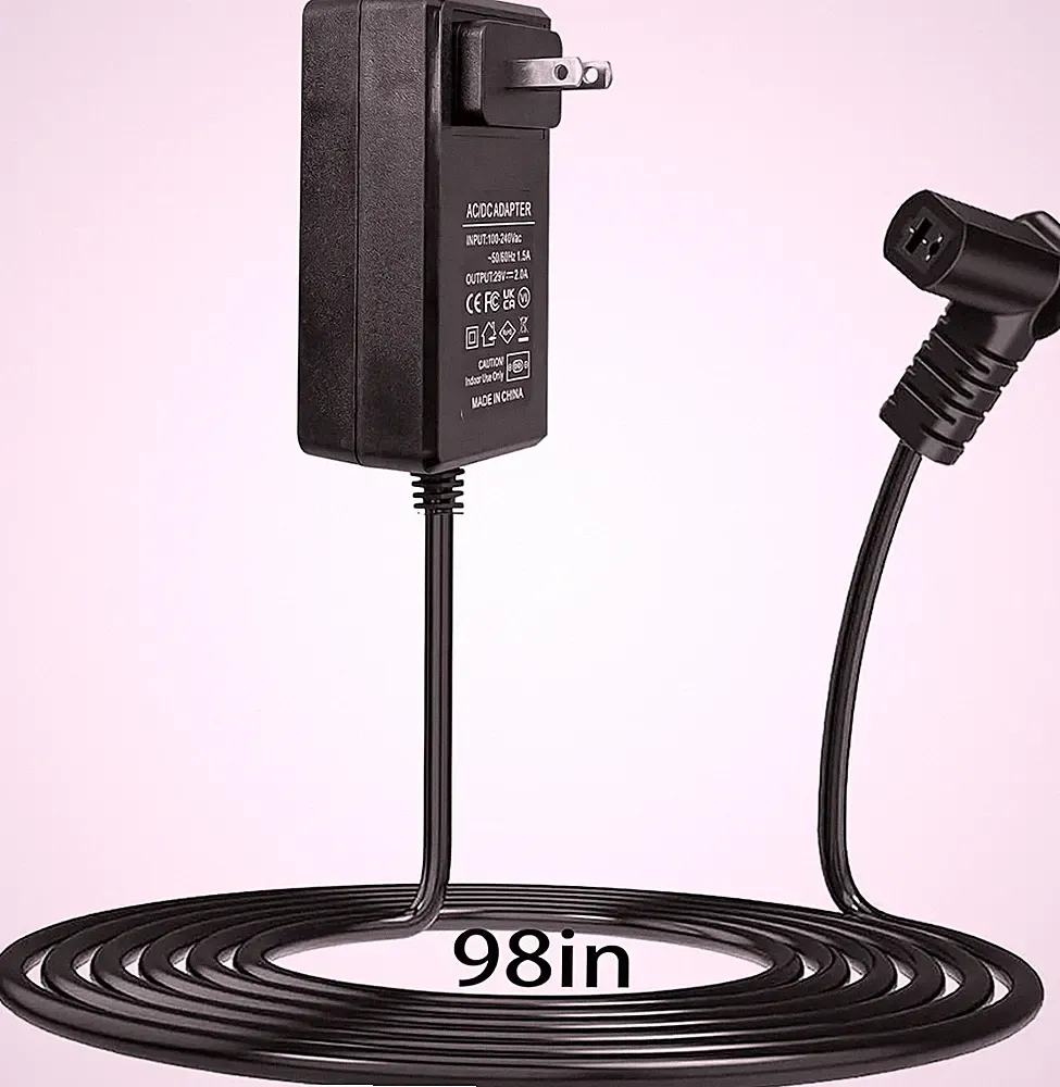 Recliner Chair Power Adapter with Extension L Shape Cable Cord for Lift Chair, R