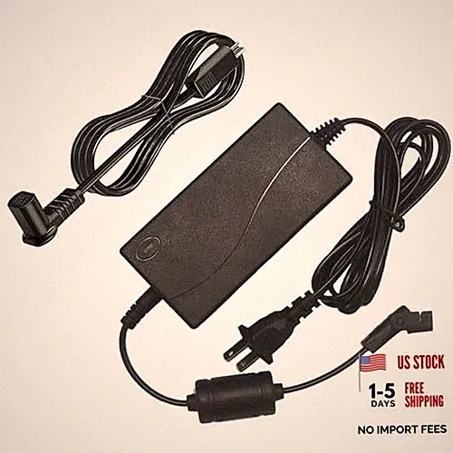 Universal Power Cord for Recliner Chair - 2-Pin Recliner Power Supply with L